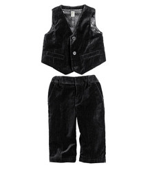 Жилетка+брюки бархатные для малышей, H&M