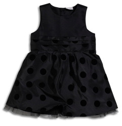 Платье нарядное "Бархатные круги" для малышей, KappAhl