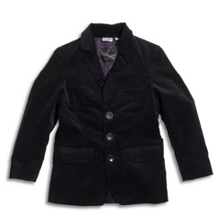 10-001 Пиджак бархатный нарядный для мальчика, KappAhl