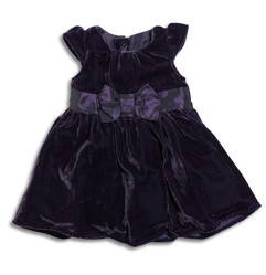 Платье велюр короткий рукав для малышей, KappAhl