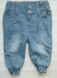 Бриджи джинса летние для малышей, KappAhl