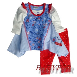 96657 Костюм для малышей: платье длин.рукав+леггинсы, KappAhl