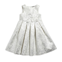 12-003 Платье нарядное "Серебряные цветы", Lindex
