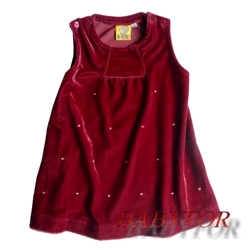 Платье велюр нарядное для малышей, Napero