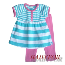 98090 Комплект летний для малышей: платье кор.рукав+леггинсы, LindexFIX
