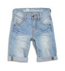 12д/4-032 Шорты джинсовые с отворотами для мальчика, KappAhl Lab