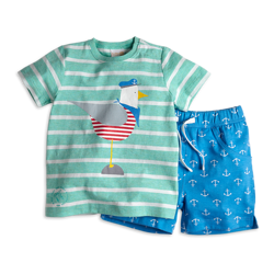 14д/2-57 Комплект летний: футболка+шорты для малышей, Lindex