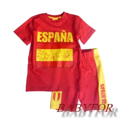 1114/1-82 Комплект летний: футболка+шорты "Испания", для мальчика