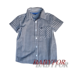 0115/1-48 Рубашка короткий рукав для мальчика, KappAhl