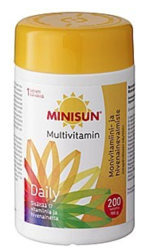0116/В-06 Мультивитамины MINISUN для взрослых и детей с 11 лет, 200 табл