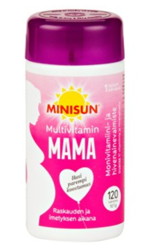 0116/В-07 Мультивитамины MINISUN MAMA для беременных, 120 табл