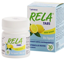 0116/В-08 RELA TABS Пробиотик, вкус лимона, жевательные таблетки 30шт