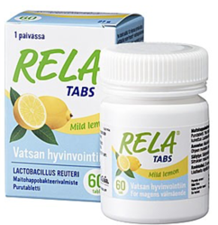 0116/В-09 RELA TABS Пробиотик, вкус лимона, жевательные таблетки 60шт