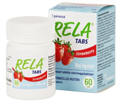 0116/В-14 RELA TABS Пробиотик, вкус клубники, жевательные таблетки 30шт