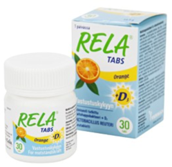 0116/В-11 RELA TABS Пробиотик +Д3, вкус апельсина, жевательные таблетки 30шт