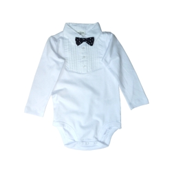 Боди-рубашка с бабочкой нарядная для малышей, KappAhl